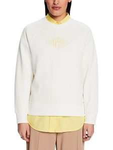 ESPRIT Bluza w kolorze szarym rozmiar: XXL. Szare bluzy ESPRIT, xxl, bez wzorów, z bawełny, bez kaptura. Za 109,78 zł.