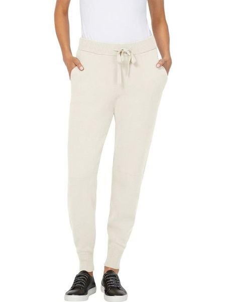 Heine Spodnie dresowe w kolorze kremowym rozmiar: 40. Brązowe spodnie dresowe Heine, bez wzorów, z dresówki. Za 52,30 zł.