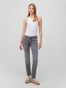 MAVI Dżinsy "Olivia" - Slim fit - w kolorze szarym rozmiar: W25/L28. Szare jeansy Mavi, bez wzorów. Za 123,45 zł.