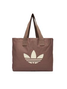 Adidas Torebka JZ4287 Brązowy. Brązowe shopper bag ADIDAS, bez wzorów, z materiału, bez dodatków. Za 109,99 zł.