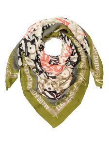 Camel Active Szal w kolorze oliwkowo-jasnoróżowo-kremowym rozmiar: onesize. Brązowe szaliki Camel Active, bez wzorów, z bawełny. Za 118,56 zł.