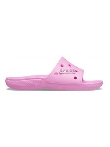 Crocs Klapki "Classic" w kolorze jasnoróżowym rozmiar: 38/39. Różowe klapki Crocs, bez wzorów, z otwartym noskiem, bez obcasa. Za 114,17 zł.