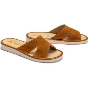 METEOR 118 BOHO brąz, kapcie damskie. Brązowe kapcie Meteor, bez wzorów. Za 44,99 zł.