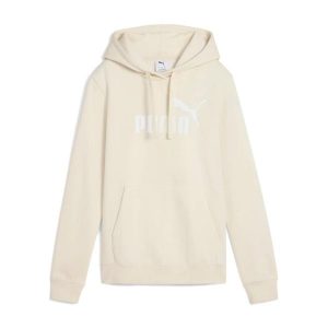 Bluza damska z kapturem Puma Essential No. 1 Logo Fleece. Białe bluzy Puma, bez wzorów, z bawełny, z kapturem. Za 164,00 zł.