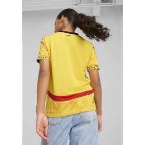 Młodzieżowa koszulka wyjazdowa Ghana 2025 PUMA Pelé Yellow Black. Żółta bluzki Puma, m, z aplikacjami, młodzieżowe, bez kołnierzyka, bez ramiączek. Za 329,00 zł.