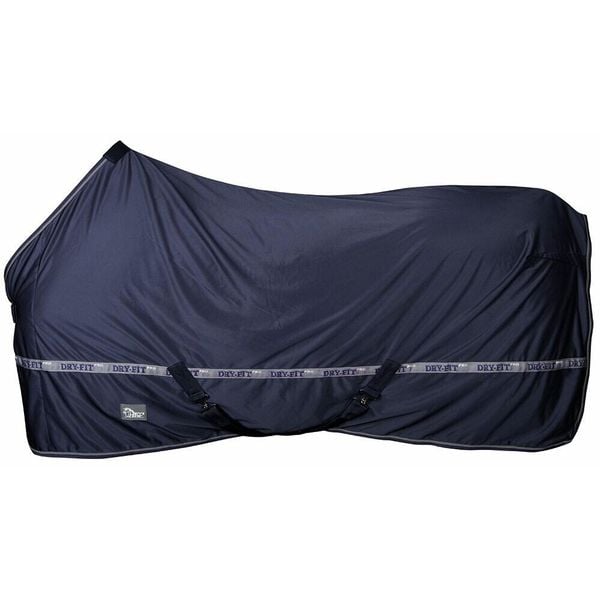 Sucha koszula dla koni Harry's Horse. Niebieskie koszule HARRYS HORSE, s, bez wzorów, bez kołnierzyka, bez ramiączek. Za 257,50 zł.