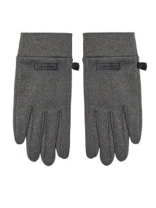 Calvin Klein Rękawiczki LV04D8039G Szary. Szare rękawiczki Calvin Klein, bez wzorów, z dzianiny. Za 169,99 zł.