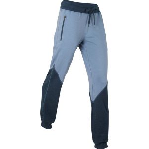 Spodnie sportowe, długie bonprix matowy niebieski - ciemnoniebieski melanż. Spodnie sportowe marki bonprix. Za 74,99 zł.