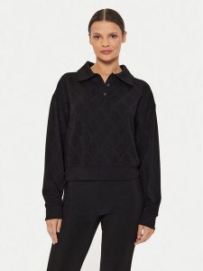 Hugo Bluza Deselia 50517120 Czarny Loose Fit. Czarne bluzy Hugo, xl, bez wzorów, z wiskozy, bez kaptura. Za 349,99 zł.