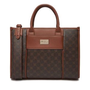Torebka Nine West. Brązowe torebki klasyczne Nine West, bez wzorów, bez dodatków. Za 369,99 zł.