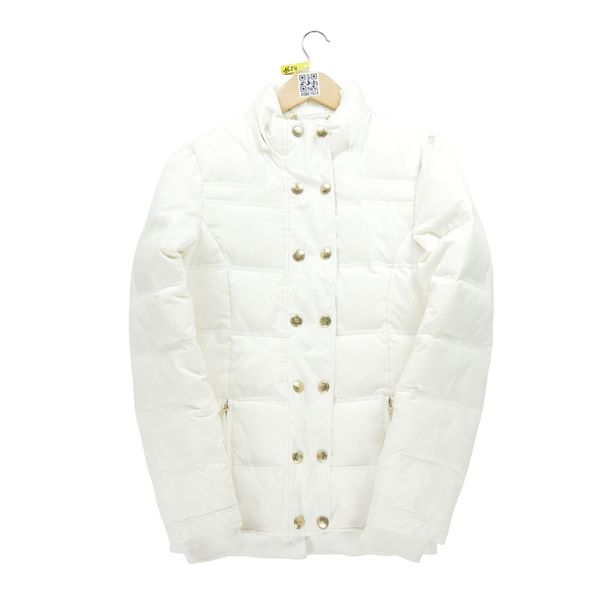 Second life - Kurtka puchowa w kolorze beżowym dla kobiet - Stan dobry. Brązowe kurtki Juicy Couture, na zimę, bez wzorów, z puchu, bez kaptura. Za 296,06 zł.