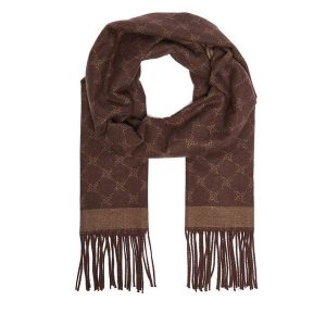 Szalik Nine West. Brązowe szaliki Nine West, bez wzorów. Za 79,99 zł.