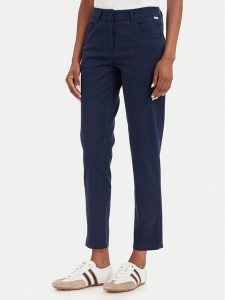 Beverly Hills Polo Club Chinosy P-SS26W-T586585 Granatowy Slim Fit. Niebieskie chinosy Beverly Hills Polo Club, bez wzorów, z bawełny. Za 170,99 zł.