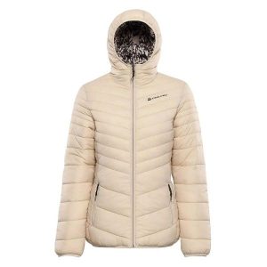 Damska kurtka z kapturem Alpine Pro Eroma. Brązowe kurtki Alpine Pro, bez wzorów, z puchu, z kapturem. Za 319,00 zł.