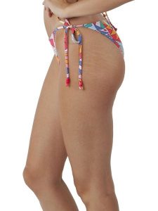 Damskie figi bikini Barts Flinder Thong. Czerwone figi Barts, bez wzorów, z materiału. Za 129,00 zł.