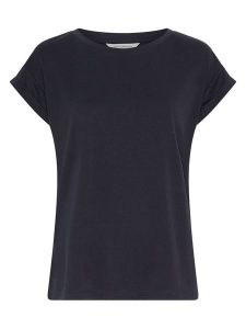 MOSS COPENHAGEN Bluzka "Birdia" w kolorze granatowym rozmiar: M/L. Niebieskie bluzki Moss Copenhagen, l, bez wzorów, bez kołnierzyka, bez ramiączek. Za 100,99 zł.