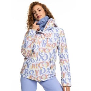 Kurtka narciarska damska Roxy Jetty Insulated. Białe kurtki Roxy, na zimę, xl, bez wzorów, bez kaptura, narciarskie. Za 501,00 zł.