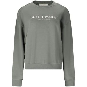 Bluza damska Athlecia Atkins. Niebieskie bluzy Athlecia, l, bez wzorów, bez kaptura. Za 215,50 zł.