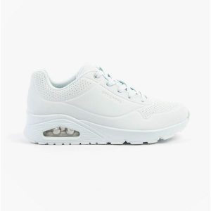 Buty SKECHERS Uno Stand On Air. Niebieskie buty sportowe Skechers, bez wzorów, bez zapięcia. Za 307,99 zł.