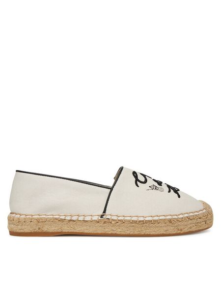 KARL LAGERFELD Espadryle KL81125 Biały. Białe espadryle KARL LAGERFELD, bez wzorów, z materiału, bez obcasa. Za 689,99 zł.