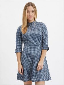 Orsay Sukienka w kolorze niebieskim rozmiar: 38. Niebieskie sukienki Orsay, bez wzorów, bez kołnierzyka, bez ramiączek, mini. Za 83,03 zł.