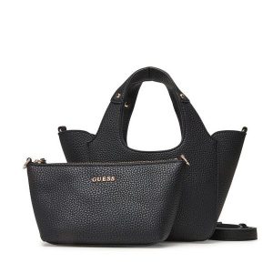 Torebka Guess. Czarne torebki klasyczne Guess, z aplikacjami, bez dodatków. Za 349,99 zł.