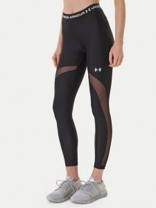 Under Armour Legginsy HeatGear® 6010009 Czarny Slim Fit. Czarne legginsy Under Armour, m, bez wzorów, z syntetyku, na fitness i siłownię. Za 199,99 zł.
