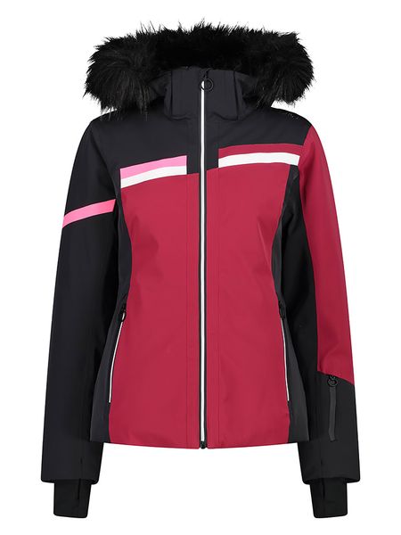 Cmp Kurtka narciarska w kolorze czerwono-czarnym rozmiar: 40. Czarne kurtki sportowe CMP, bez wzorów, z tkaniny, bez kaptura, narciarskie. Za 348,08 zł.