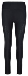 Damskie legginsy do biegania KILPI GEARS-W. Czarne legginsy Kilpi, bez wzorów, z materiału. Za 215,49 zł.