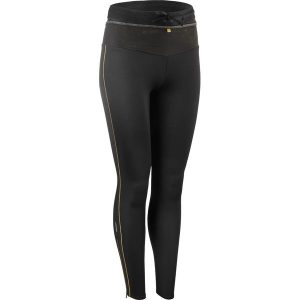 Legginsy do biegania w terenie damskie Kiprun Run 900. Czarne legginsy EVADICT, bez wzorów, ze skóry, długie. Za 119,99 zł.