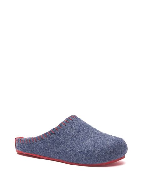 Comfortfusse Wełniane kapcie w kolorze granatowym rozmiar: 42. Niebieskie kapcie Comfortfüße, bez wzorów, z materiału. Za 264,95 zł.