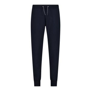 Spodnie bawełniane damskie CMP. Czarne spodnie dresowe CMP, bez wzorów, z bawełny. W wyprzedaży za 203,05 zł.