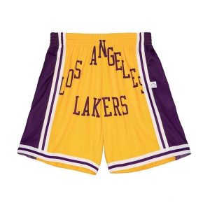 Szorty Los Angeles Lakers NBA Blown Out Fashion. Żółte szorty MITCHELL & NESS, bez wzorów, sportowe. Za 338,00 zł.