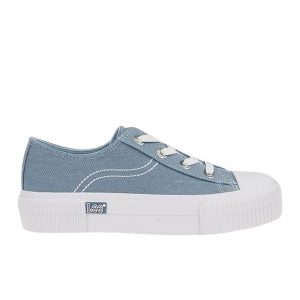 Buty trampki Lee Isla C 50251001 21H niebieskie. Niebieskie trampki bez wzorów, z gumy, bez zapięcia. Za 213,08 zł.