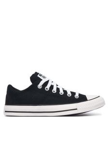 Converse Trampki Chuck Taylor All Star Madison Canvas 563508C Czarny. Czarne trampki Converse, bez wzorów, z materiału, bez zapięcia. Za 299,99 zł.