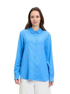 BETTY & CO Koszula w kolorze błękitnym rozmiar: 42. Niebieskie koszule Betty & Co, bez wzorów, bez kołnierzyka, bez ramiączek. Za 86,95 zł.