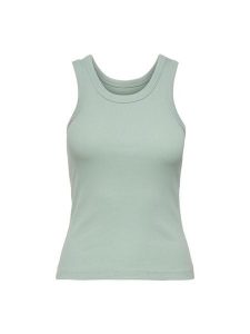 ONLY T-Shirt 31371 Zielony Comfort Fit. Zielone t-shirty ONLY, s, bez wzorów, bez kołnierzyka, bez ramiączek. Za 59,99 zł.