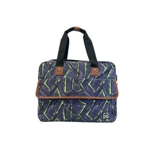Torba na bagażnik rowerowy Willex Shopper Eco. Zielone shopper bag WILLEX, bez wzorów, bez dodatków. Za 355,00 zł.