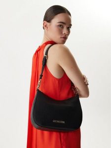 LOVE MOSCHINO Torebka JC4012PP1OLB0000 Czarny. Czarne torebki klasyczne LOVE MOSCHINO, bez wzorów, ze skóry, bez dodatków. Za 657,99 zł.