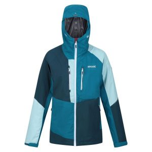 Kurtka trekkingowa wodoodporna 3 w 1 damska Regatta Carletta VIII LED. Niebieskie kurtki Regatta, m, bez wzorów, bez kaptura. Za 366,20 zł.