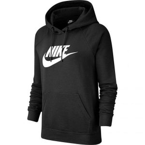 Damska Bluza Z Kapturem Essential. Czarne bluzy Nike, xs, bez wzorów, z kapturem. Za 361,99 zł.