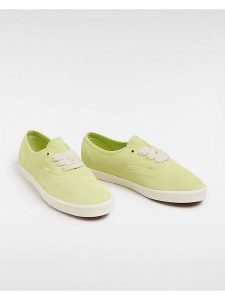 Vans Skórzane sneakersy w kolorze limonkowym rozmiar: 36. Zielone trampki Vans, bez wzorów, bez zapięcia. Za 140,53 zł.
