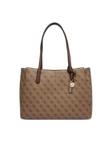 Guess Torebka Noelle II HWBG96 72260 Brązowy. Brązowe torebki klasyczne Guess, z aplikacjami, ze skóry, bez dodatków. Za 634,99 zł.