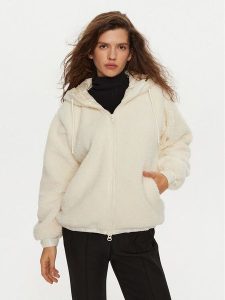 Deha Kurtka przejściowa D12253 Écru Regular Fit. Kurtki Deha, xs, bez wzorów, z syntetyku, bez kaptura. Za 529,99 zł.
