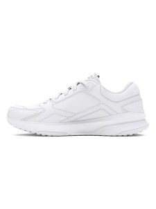 Under Armour Buty sportowe "Edge" w kolorze białym rozmiar: 40. Białe buty sportowe Under Armour, bez wzorów, z materiału, bez zapięcia. Za 215,21 zł.