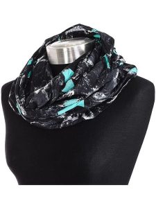 Buff Szal-koło w kolorze czarnym - 75 x 45 cm rozmiar: onesize. Czarne szaliki Buff, bez wzorów, z bawełny. Za 130,50 zł.