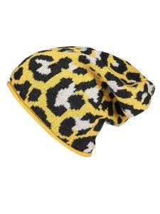 Zwillingsherz Czapka beanie w kolorze żółtym rozmiar: onesize. Żółte czapki Zwillingsherz, bez wzorów, z kaszmiru. Za 96,60 zł.