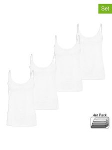 Sublevel Topy (4 szt.) w kolorze białym rozmiar: M. Białe topy Sublevel, m, bez wzorów, bez kołnierzyka, bez ramiączek. Za 122,67 zł.