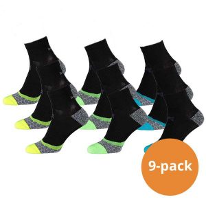 Skarpety do biegania Xtreme, 9 par, Multi czarny. Czarne skarpetki XTREME SOCKSWEAR, bez wzorów. Za 190,99 zł.