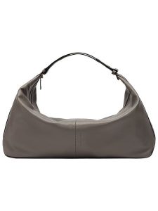 Liebeskind Berlin Skórzany shopper bag "Hobo L" w kolorze szarobrązowym - 64 x 32 x 16 cm rozmiar: onesize. Szare shopper bag Liebeskind Berlin, bez wzorów, z materiału, na ramię, bez dodatków. Za 612,06 zł.